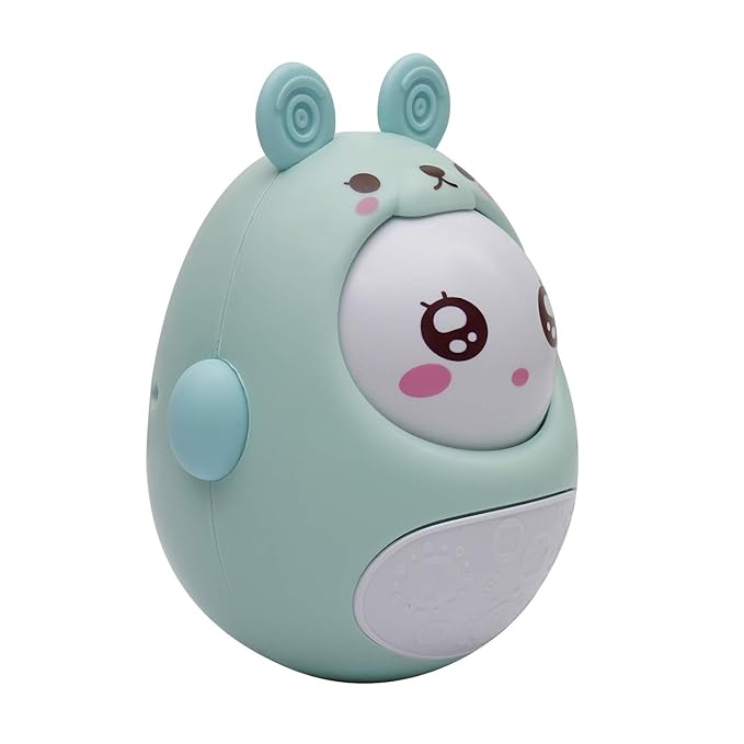 الارنب المتأرجح للبيبي - (اخضر)