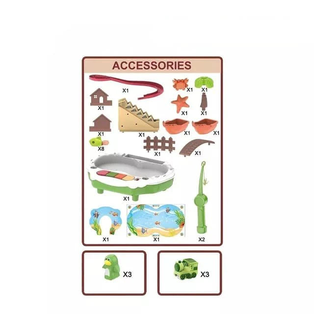 مجموعة صيد الاسماك 14 قطعة