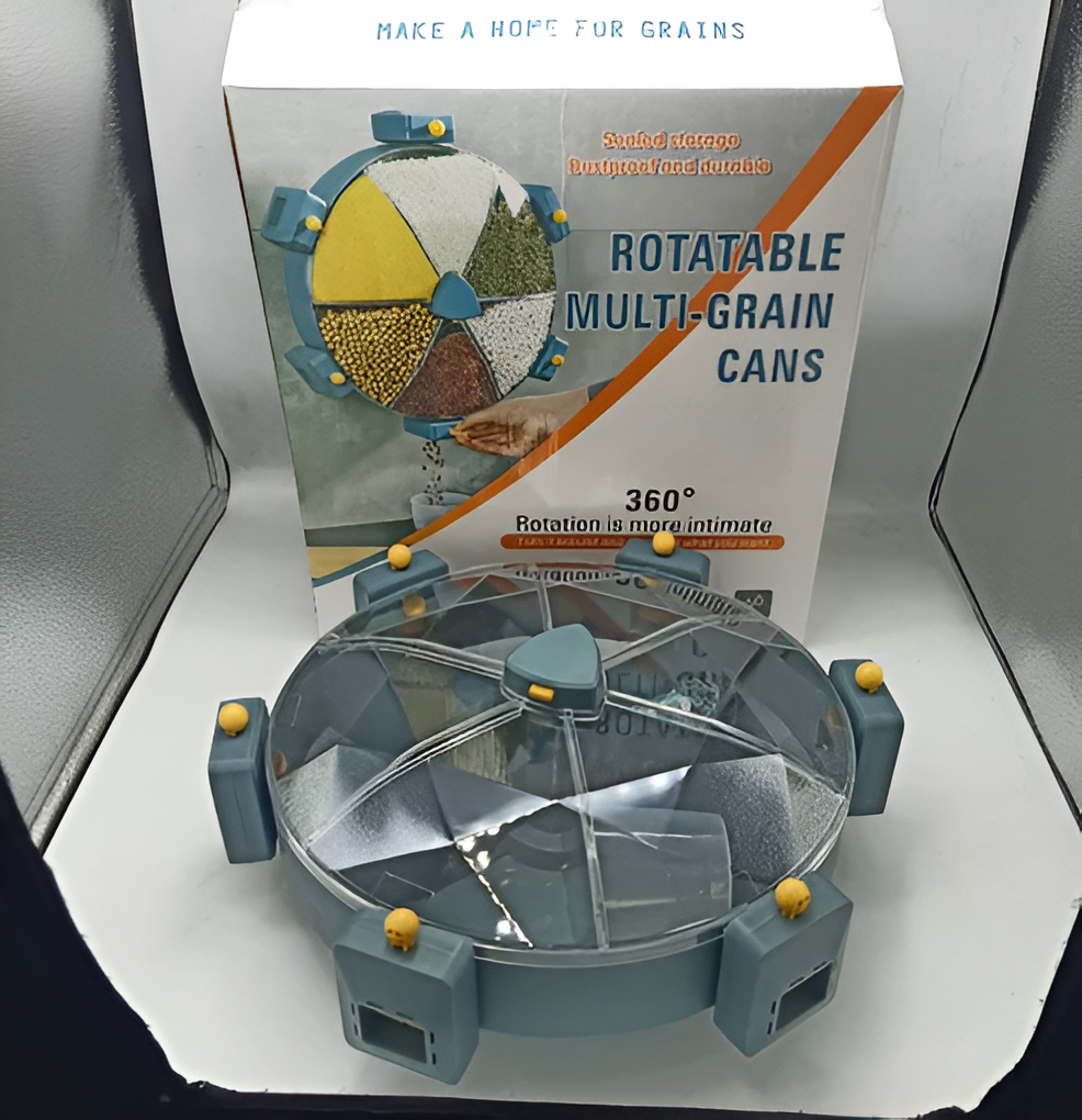 صندوق تخزين الحبوب والأطعمة الجافة