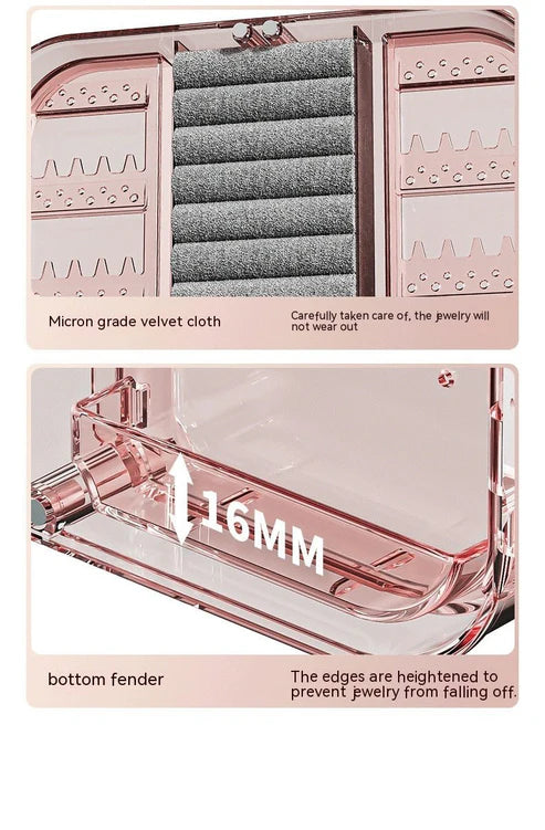 صندوق تخزين مجوهرات جداري متعدد الوظائف