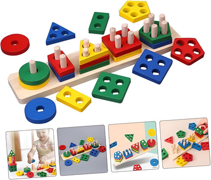 لوح تطابق وترتيب الاشكال الهندسية