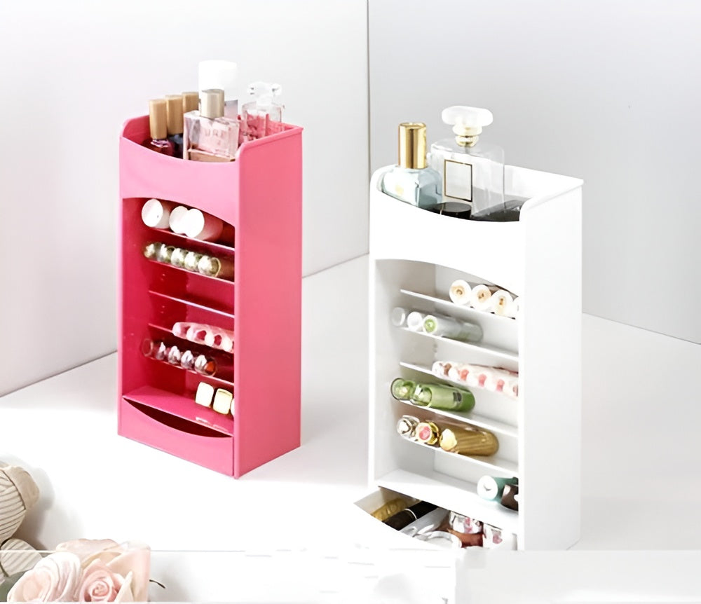 رف تخزين مستحضرات التجميل