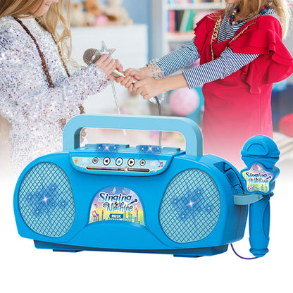 راديو كاريوكي مع ميكرفون