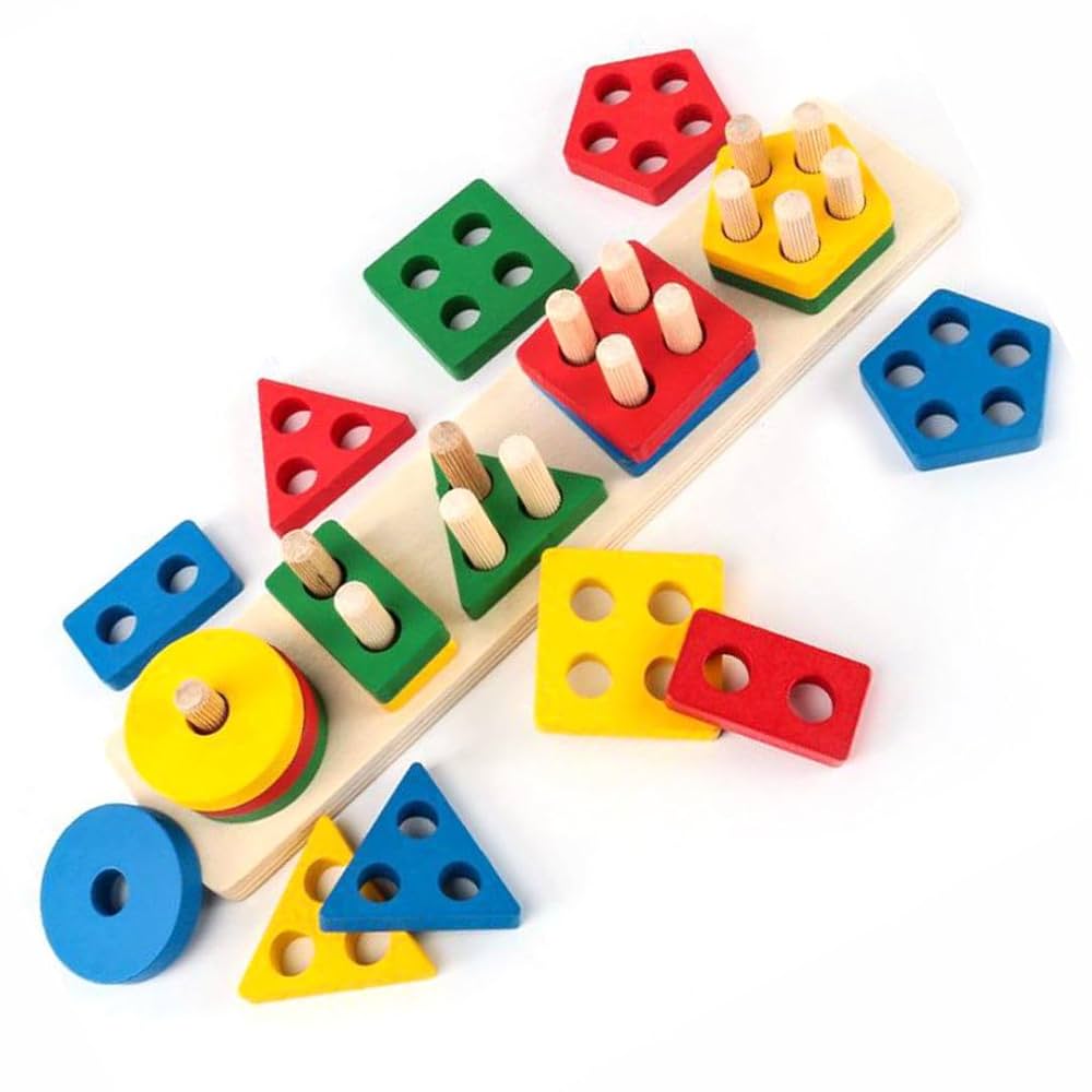 لوح تطابق وترتيب الاشكال الهندسية