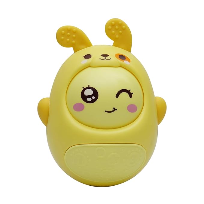 الارنب المتأرجح للبيبي - (اصفر)