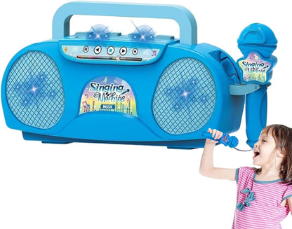 راديو كاريوكي مع ميكرفون
