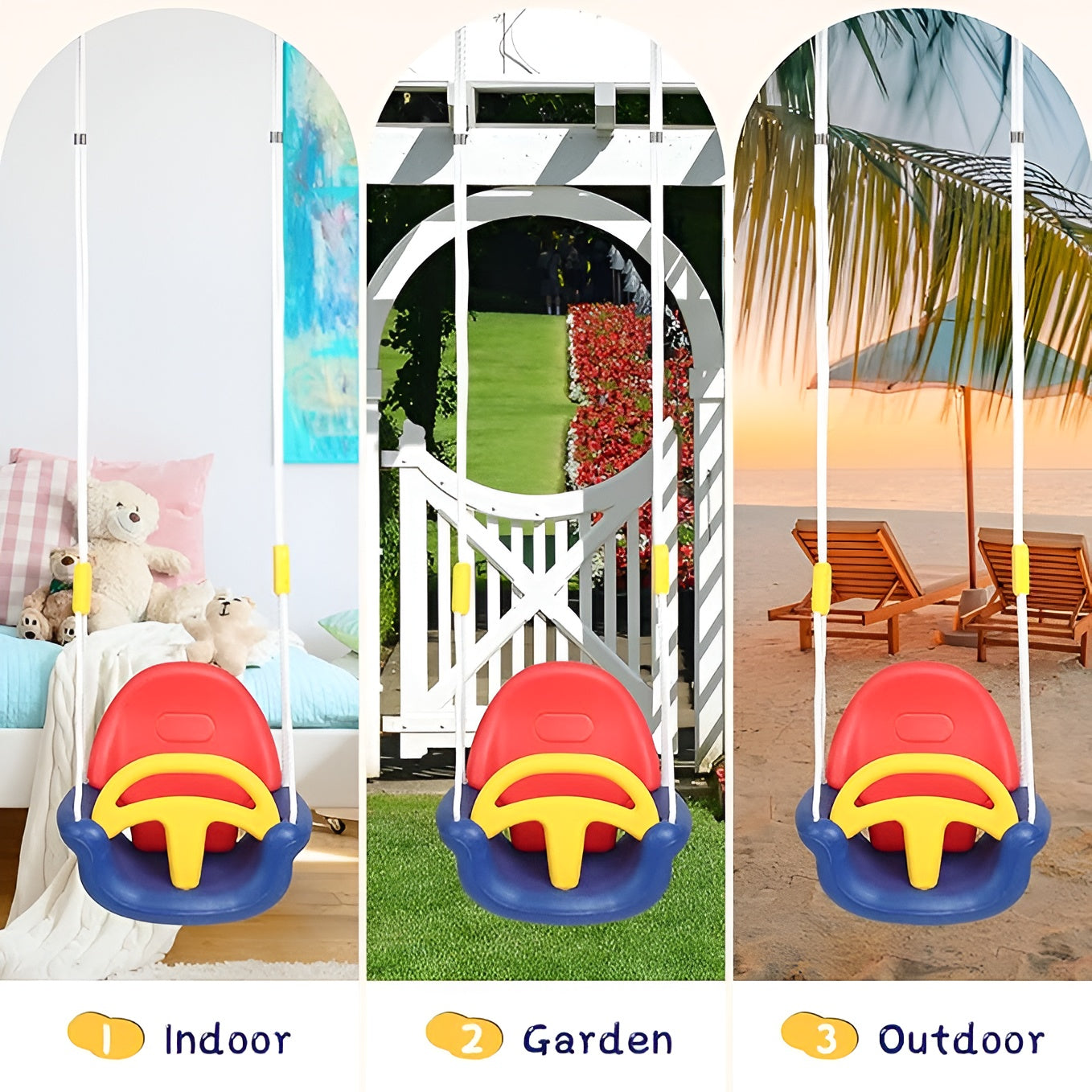 ارجوحة تعليق للاطفال 3 في 1