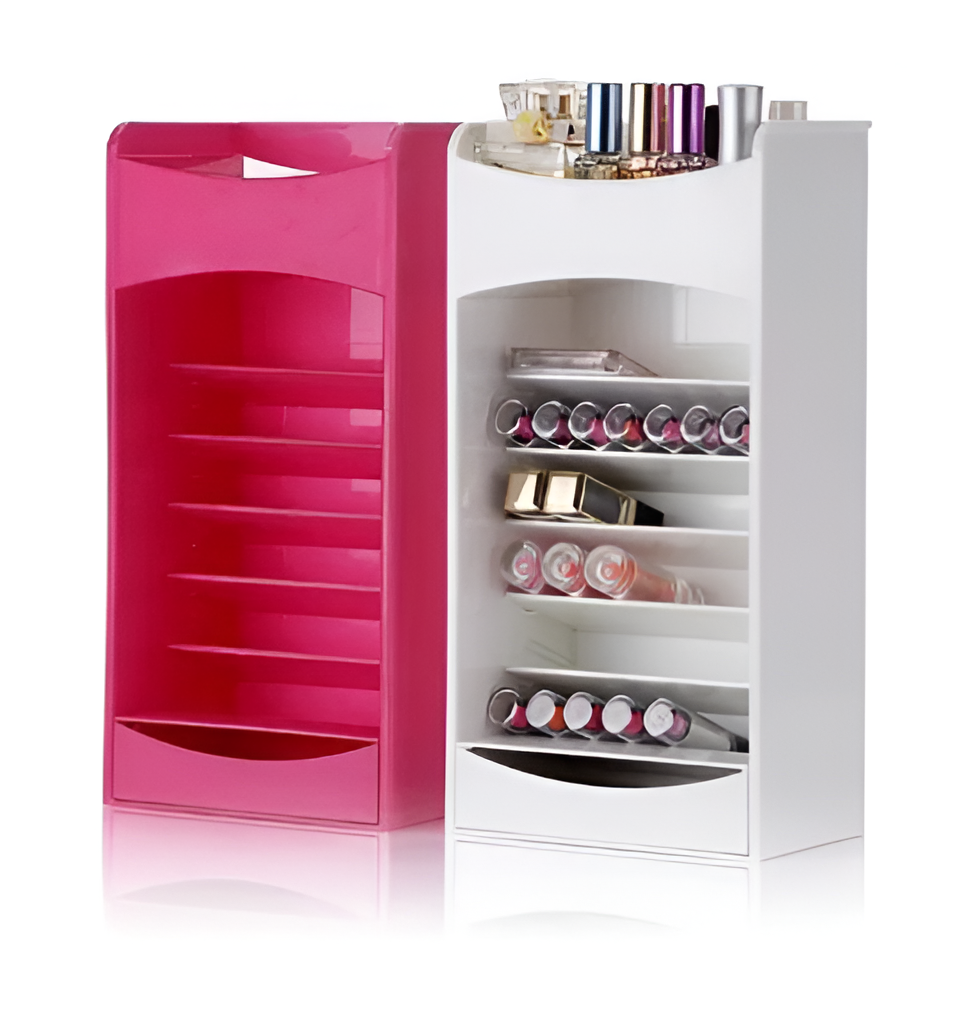 رف تخزين مستحضرات التجميل