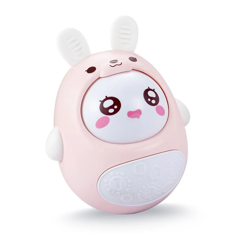 الارنب المتأرجح للبيبي - (زهري)