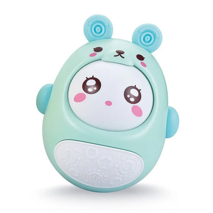 الارنب المتأرجح للبيبي - (اخضر)