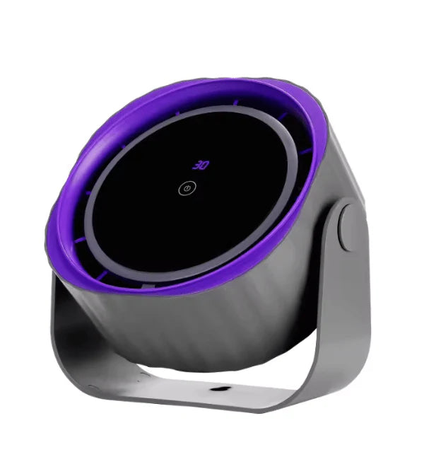 مروحة محمولة مع شاشة رقمية