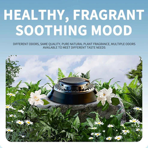 معطر السيارة الشمسي الدوّار