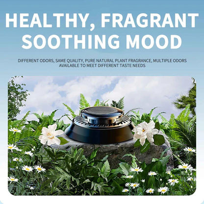 معطر السيارة الشمسي الدوّار