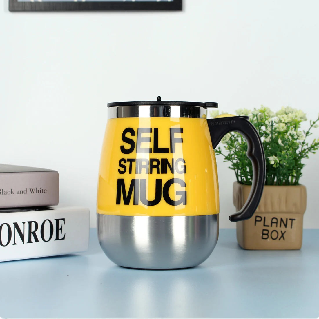 كوب القهوة الكهربائي ذاتي التحريك