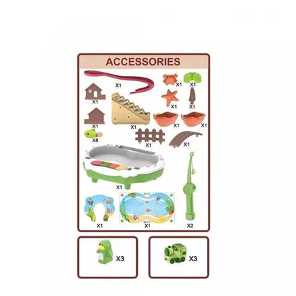 مجموعة صيد الاسماك 14 قطعة