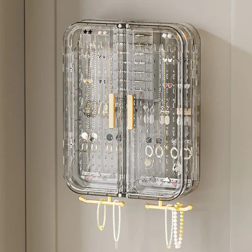 صندوق تخزين مجوهرات جداري متعدد الوظائف