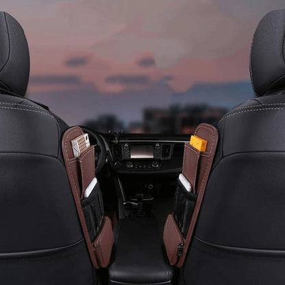 حقيبة جانبية جلدية متعددة الاستخدامات للسيارة