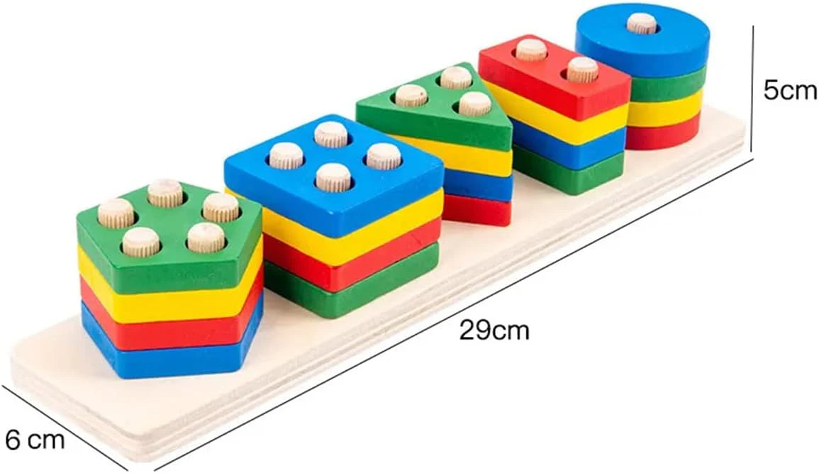 لوح تطابق وترتيب الاشكال الهندسية