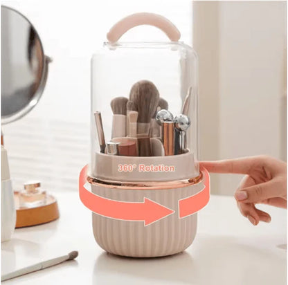 منظم فرش المكياج الدوار