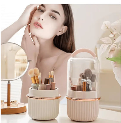 منظم فرش المكياج الدوار